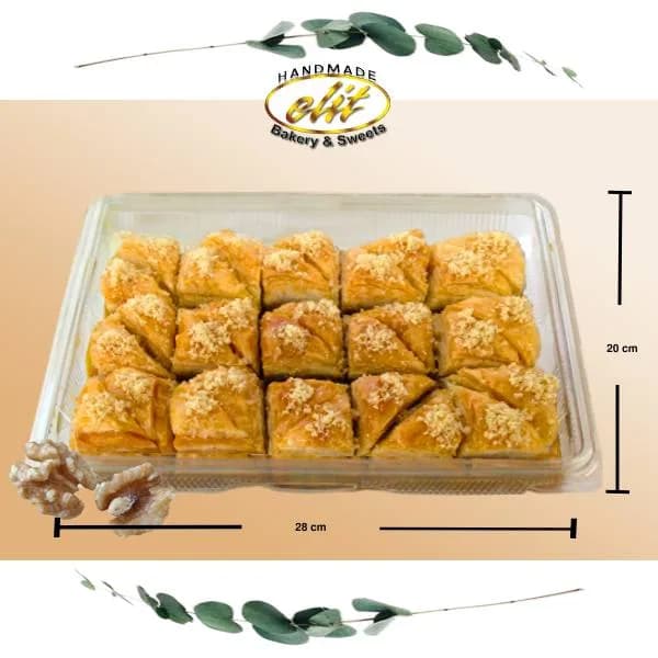 Dry Baklava with Walnut