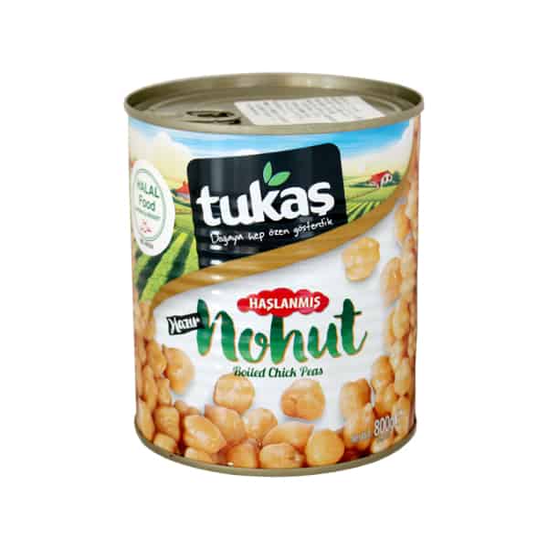 Tukaşひよこ豆の水煮800g 商品番号: TK009