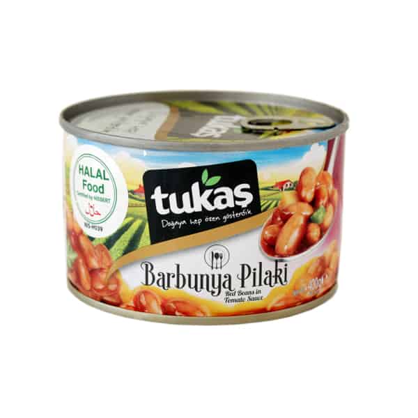 Tukaş赤いんげん豆のトマトソース煮400g 商品番号: TK007