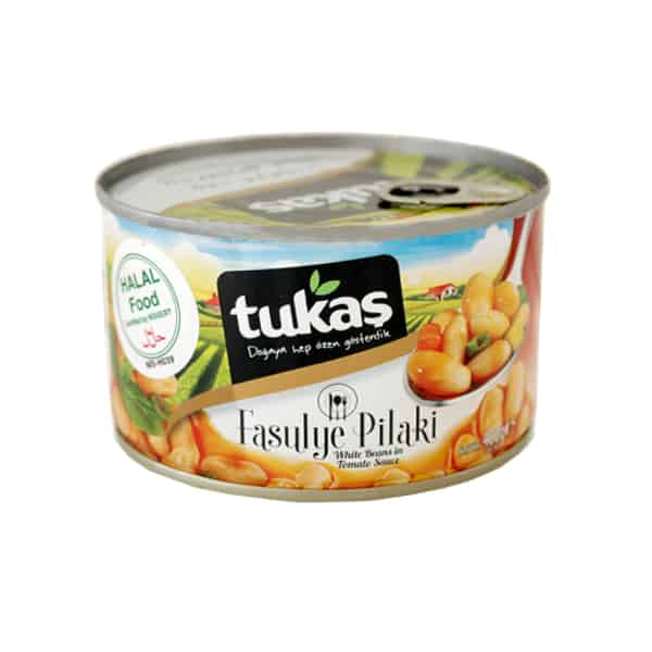Tukaş白いんげん豆のトマトソース煮400g 商品番号: TK006